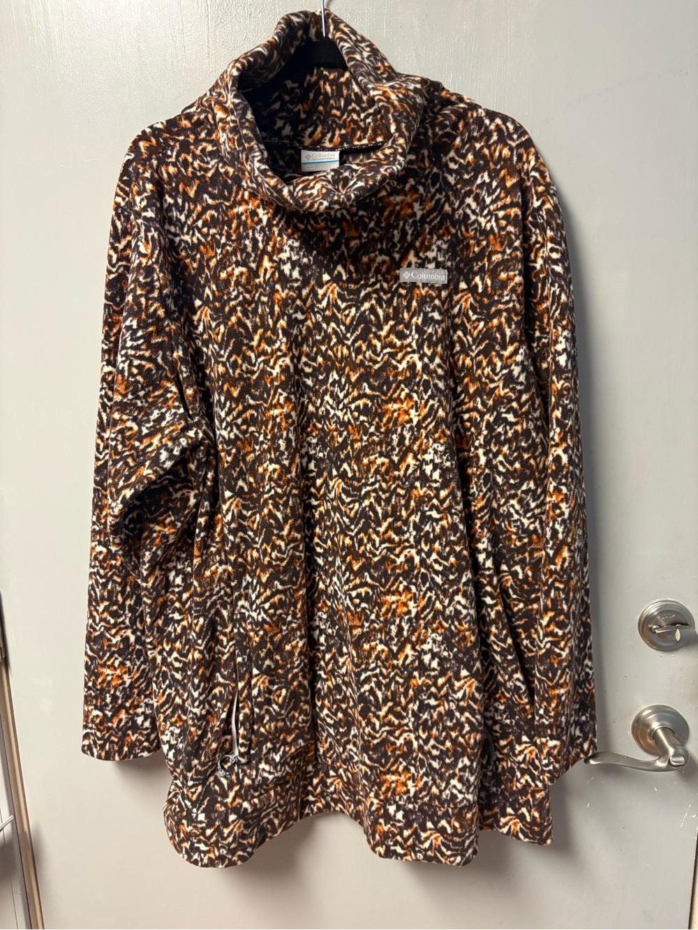 Columbia fleece animal print tunic size 2x